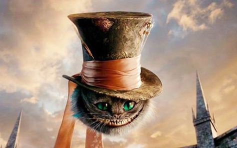 'Good morning everyone.'  #cheshirecat #aliceinwonderland ♥ 243 days until the premiere! ♦ #alicethroughthelookingglass #2016 Cheshire Cat Tim Burton, Cat Movie, Alice In Wonderland Aesthetic, Mad Hatter Hat, Tim Burton Films, Tim Burton Movie, Septième Art, I Love Cinema, Art Halloween