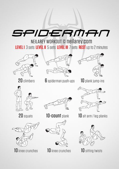 Spiderman Workout, Best Hamstring Exercises, Nerdy Workout, Movie Workouts, Hero Workouts, Fighter Workout, Boxing Training Workout, Hero Villain, Superhero Workout