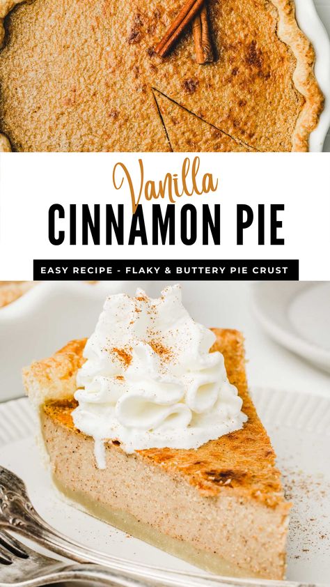 Best Flourless Chocolate Cake, Vanilla Pie, Easy Blueberry Pie, Cinnamon Pie, Buttery Pie Crust, Cinnamon Recipes, Tasty Chocolate Cake, Flourless Chocolate Cakes, Cakes Recipes