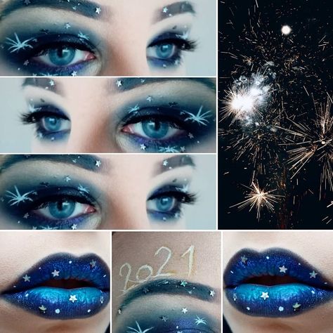 Work Eyeshadow, Fireworks Makeup, Firework Makeup, Holiday Eyeshadow, Fire Work, Work Makeup, Makeup Lips, Halloween Make Up, Halloween Make