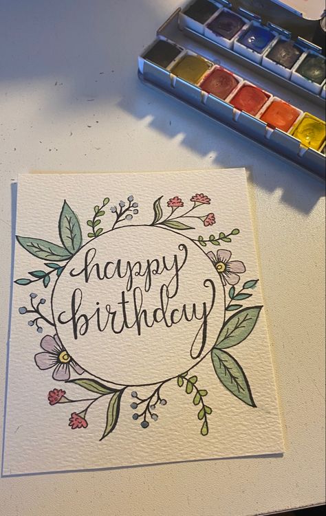 Mom Birthday Card Ideas, Mom Birthday Card, Gallery Exhibit, Happy Birthday Drawings, Grandma Birthday Card, Happy Birthday Cards Handmade, Happy Birthday Cards Diy, Abstract Realism, Birthday Card Ideas