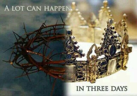 Maybe top half thorns, bottom half crown Resurrection Sunday, Crown Of Thorns, Holy Week, He Is Risen, Amazing Grace, Three Days, Christian Life, God Is Good, The Words