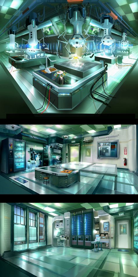 Future Laboratory, Concept Art Sci Fi, Space Laboratory, Sci Fi Interior, Laboratory Art, Sci Fi Laboratory, Concept Art Landscape, Scifi Interior, Laboratory Design