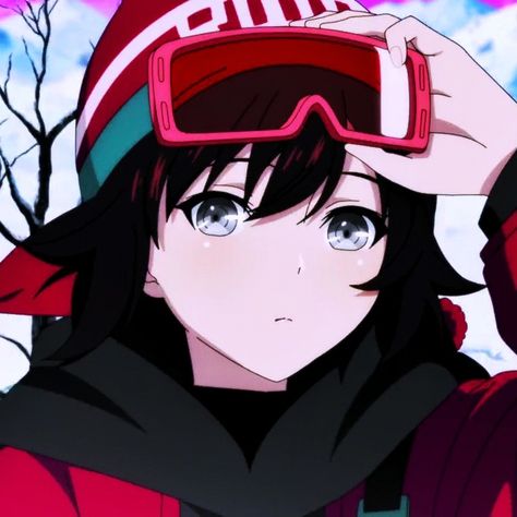 Ruby Rose Rwby Pfp, Ruby Rose Pfp, Rwby Ruby Rose Icon, Ruby Rose Rwby Icon, Anime Female Icons, Rwby Pfp, Rwby Icons, Ruby And Weiss, Ruby Rose Anime