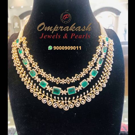 3 Layer Diamond Necklace, Detachable Diamond Necklace Indian, Diamond Necklace Indian, Diamond Jewelry Set, Bold Necklace, Indian Jewellery Design, India Jewelry, Cz Necklace, Classic Jewelry