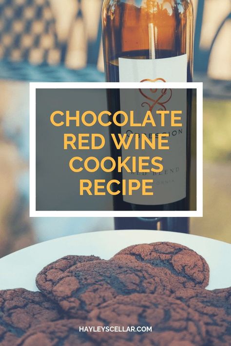 Chocolate Red Wine Cookies are the perfect fall treat for anyone that love wine and chocolate! Red Wine Cookies, Cooking With Red Wine, Graduation Party Desserts, Wine Cookies, Chocolate Wine, Boozy Desserts, Baking Fun, Wine Guide, Fall Cooking