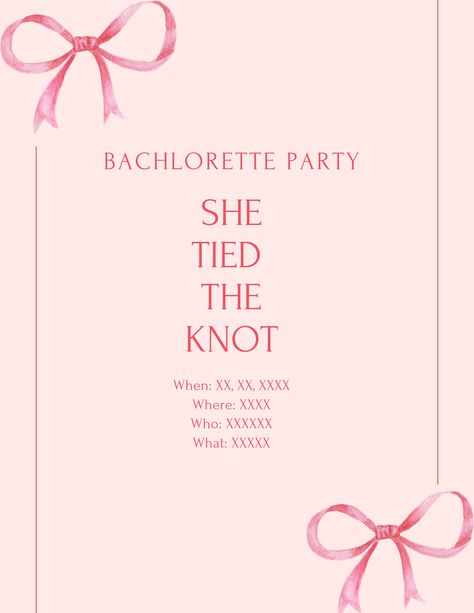 #bachlorettetheme 
#bachlorette
#shetiedtheknot
#bows
#bachloretteparty Bachelorette Themes, Bachelorette Games, We Are Love, Bachelorette Party Favors, Tie The Knots, The Knot, Bachelorette Party, Knot