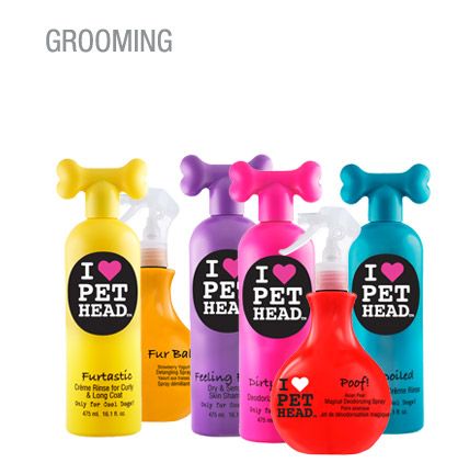 I <3 Pet Head (literally)....Best dog shampoo EVER! Smells amazing! I've tried the red bottle shampoo and deodorizing spray on my girls... it's called "Life's an itch"...AWESOME!! Bed Head Hair, Best Dog Shampoo For Itchy Skin, Dog Shampoo Brush, Pet Head Shampoo, Spoiled Puppy, Best Dog Shampoo, Dog Grooming Tools, Puppy Things, Love For Animals