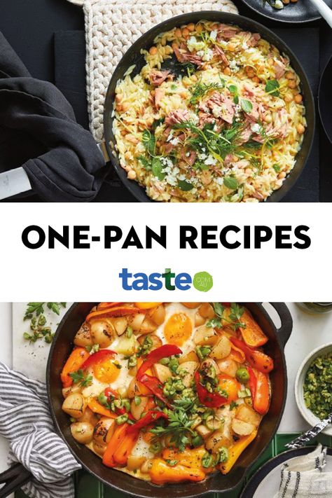 One Pot Dinner Party Recipes, One Tray Oven Dinners, Slimfast Recipes, Sink Full Of Dishes, Chicken Bakes, Aussie Recipes, One Pan Dinner Recipes, Pan Dishes, Simple Dinners