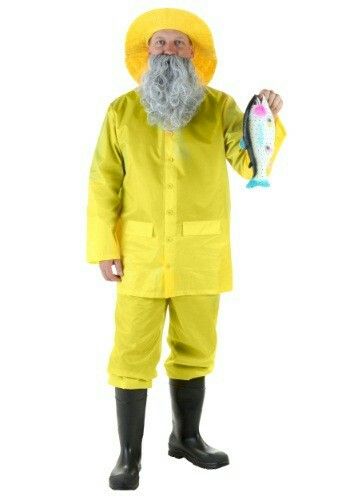 Fisherman Hat Outfit, Fisherman Costume, Goldfish Costume, Fisherman Outfit, Under The Sea Costumes, Purim Ideas, Kid Costumes, Church Halloween, Sea Costume