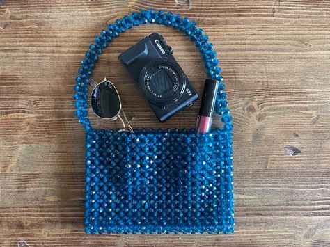 Beaded Clutch Bag Diy, Beaded Handbag Diy, Beads Purse Diy, Beaded Purses Pattern Tutorials, Beaded Crochet Bag, Diy Bead Bag, Bead Purse Diy, Bead Bag Diy, Beaded Purses Pattern