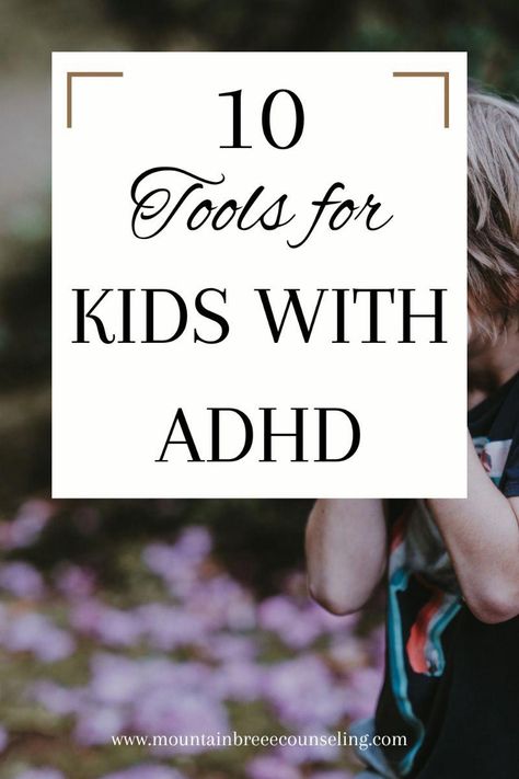 Kids with ADHD face so many more challenges than a neurotypical kid. Here are 10 tools to help you and your kid better manage ADHD symptoms. Add In Kids, Kids Coping Skills, Toddler Parenting, Difficult Children, French Kids, Kids Daycare, Mindfulness For Kids, Therapy Counseling, Kids Focus