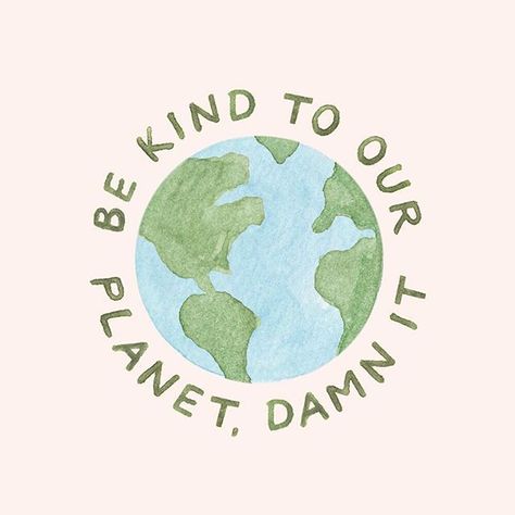 amy zhang creative | be kind to our planet illustration | earth day illustration | earth day slogan Earth Day Illustration, Planet Illustration, Day Illustration, Of The Earth, Earth Day, Our Planet, Be Kind, The Words, The Earth