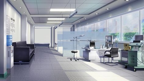 ArtStation - Hospital office, zhengang li Office Anime, Backgrounds Gacha, Background Hospital, Hospital Office, Drawing Notebook, Gacha Background, Background Anime, Gacha Backgrounds, Anime Scenes