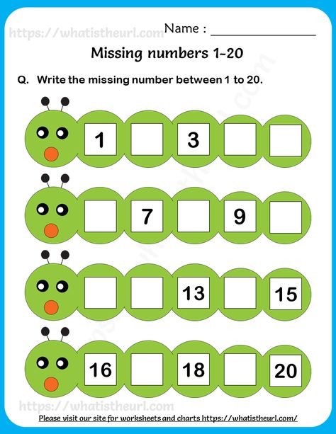 Missing Number Worksheets, Number Worksheets Kindergarten, Math Addition Worksheets, Numbers Worksheet, Mathematics Worksheets, Preschool Math Worksheets, Kids Worksheets Preschool, 1st Grade Math Worksheets, Missing Numbers