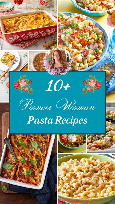 10+ Pioneer Woman Pasta Recipes Pioneer Woman Pasta O’s, Pioneer Woman Roasted Pepper Pasta, Pioneer Woman Corn Pasta For Two, Pioneer Woman Blt Pasta, Pioneer Woman Pasta Recipes, Pioneer Woman Recipes Dinner Main Courses, Chicken Spaghetti Pioneer Woman, Pioneer Woman Chicken Spaghetti, Pioneer Woman Roast