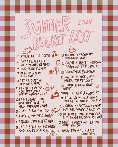 All Posts • Instagram June Activities, Time And Attention, Bucket Lists, Summer Bucket Lists, Summer Bucket, Summer Activities, Fresh Fruit, Movies To Watch, Middle School