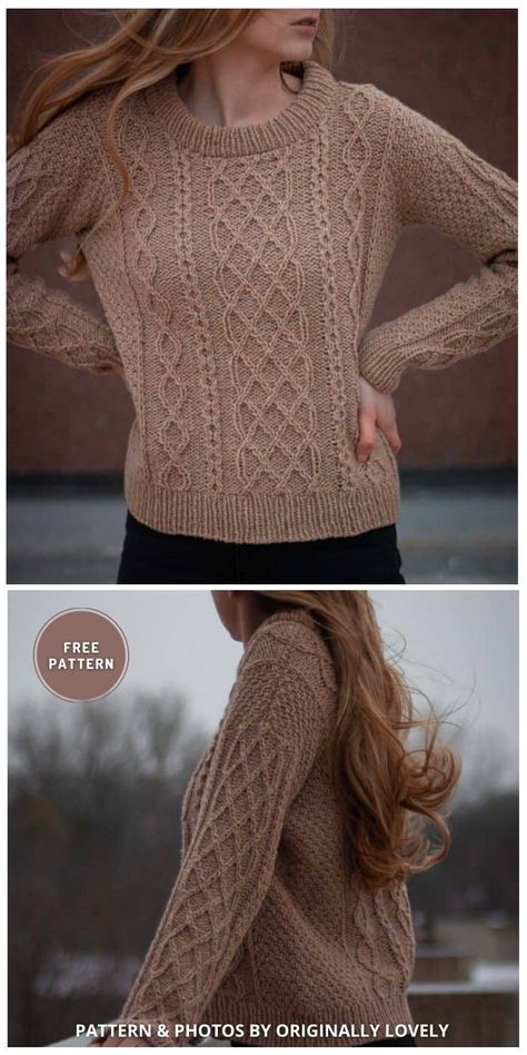 7 Free Knitted Aran Jumper Patterns. These 7 Free Knitted Aran Jumper Patterns are curated by The Knit Crew. Free Aran Knitting Patterns, Aran Jumper, Aran Knitting, Jumper Pattern, Aran Knitting Patterns, Jumper Patterns, Aran Sweater, Woman Silhouette, Pattern Free