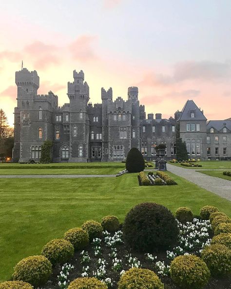 Ashford Castle Hotel Scotland Wedding Venues Castles, Ashford Castle Wedding, English Castle Wedding, Castles Wedding, Sims Exterior, Bridgerton Core, Scottish Castle Wedding, Wedding Venues Scotland, Ireland Wedding Venues