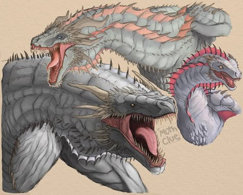 Repost/update (redid meraxes and some shading error on seasmoke, i think they look better now:>) pt1 of the silver dragons! we have… | Instagram Got Fanart, Dragon Poses, Dragon Anatomy, Got Dragons, Wings Of Fire Dragons, Beast Creature, Targaryen Art, Asoiaf Art, Dragon Sketch