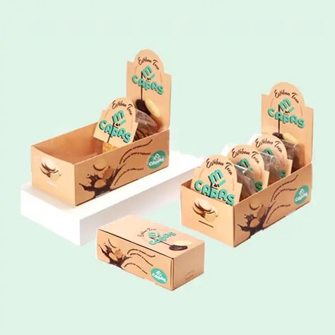 Custom Supermarket Retail Display Box Packaging Cardboard Pdq Counter Display Box Chocolate Candy Snack Tear Paper Display Box Energy Bar Packaging, Snack Box Packaging, Lollipop Display, Cosmetics Display Stand, Pallet Display, Bar Packaging, Paper Display, Packaging Cardboard, Salad Box