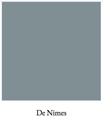 De Nimes (name) An interesting deepish grayish-blueish-greenish. (in that order) I think that it might make a good house color. Red Dining Room, Hallway Colours, Farrow And Ball Paint, Farrow And Ball, Room Paint Colors, Vintage Makeup, Pretty Colors, Decoration Inspiration, Paint Colors For Home