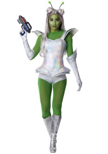 Galactic Alien Babe Women's Costume#Alien, #Galactic, #Babe Diy Alien Costume, Alien Costume Women, Alien Halloween Costume, Space Costumes, Kostum Halloween, Alien Party, Alien Halloween, Alien Costume, Couple Costumes