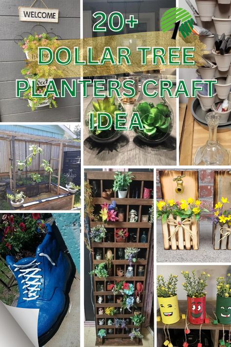 Gi everyone, Create stunning and affordable gardens with Dollar Tree planters. Explore the versatility of stackable planters for a space-saving vertical garden. Dollar Tree Balcony Ideas, Dollar Tree Diy Planter, Dollar Tree Garden Ideas Diy Projects, Dollar Tree Plant Ideas, Dollar Tree Trellis Ideas, Dollar Tree Planters Diy, Diy Propagation Station Dollar Tree, Dollar Tree Hanging Planter, Dollar Tree Garden Hacks