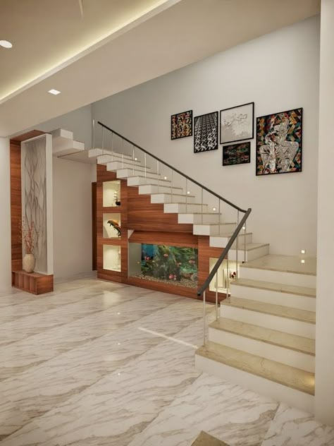 Room With Stairs, حوض الحمام, Staircase Interior Design, Staircase Design Modern, Stairs Design Interior, Escalier Design, House Balcony Design, Interior Design Your Home, Indian Home Design