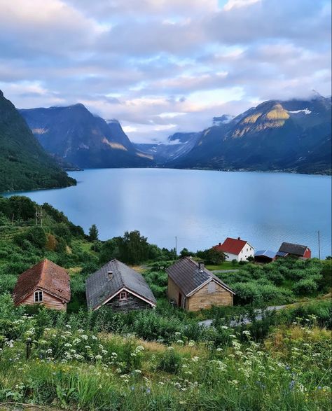 #norway #nordic #scandinavian #scandinavia #europe #landscape #nature #countryside #mountains #lake #fjord #travel #world #traveler #earth Countryside Mountains, Europe Landscape, Scandinavian Landscape, Nature Countryside, Beautiful Norway, Nordic Scandinavian, Travel World, Landscape Nature, World Traveler