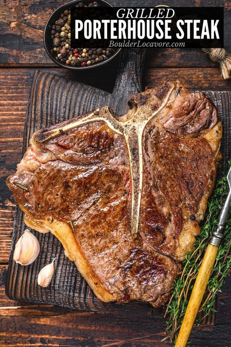 Steak On Gas Grill, Porterhouse Steak Recipe, Grilled Porterhouse Steak, Steak On The Grill, Steak Temperature, Steak Doneness, Steak Grill, Porterhouse Steak, Rare Steak