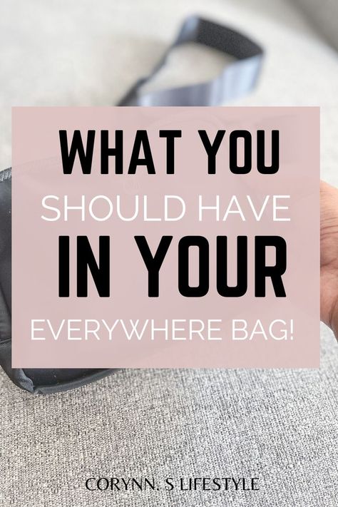 Photo of a girl holding an everyday belt bag. Items inside your everywhere belt bag. Belt Bag Essentials, Everyday Belt Bag, Everyday Bag Essentials, Everywhere Belt Bag, Essentials List, Bag Essentials, Essential Bag, Everyday Bag, Belt Bag