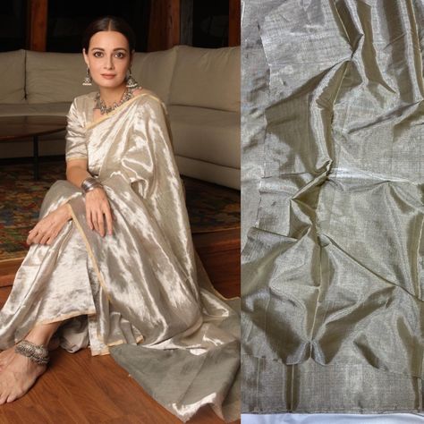 Excited to share this item from my #etsy shop: Silver Saree Pure Tissue Silk India wedding sarees hand weave sari blouse for women's wear hand-loom Fabric Saree USA Silver Saree, Saree Indian Wedding, Wedding Outfits For Women, India Wedding, Set Saree, Handloom Fabric, Tissue Saree, Indian Fashion Saree, Silver Silk