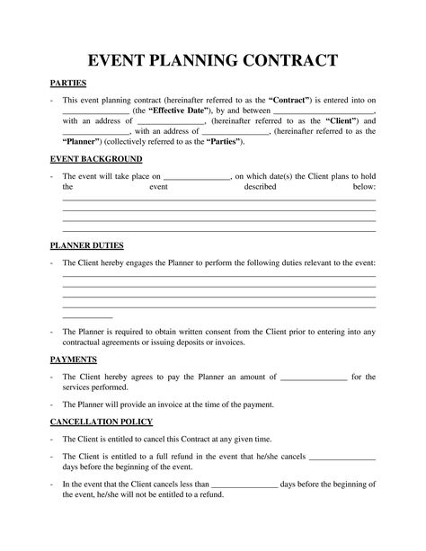 This Etsy product is an Event-Planning-Contract-Template and it is the perfect way to get organized for your next event! This contract template will help you keep track of all the important details for your event, including dates, times, locations, and more. This template is easy to use and edit, so you can tailor it to your specific needs. And with its clean and professional design, this contract will be sure to impress your clients. So don't wait, get organized today with this Event-Planning-Contract-Template! Event Planner Contract Templates, Wedding Planner Contract, Event Planning Board, Event Planning Contract, Becoming An Event Planner, Event Planning Office, Party Planning Business, Event Planning Checklist, Planning Business