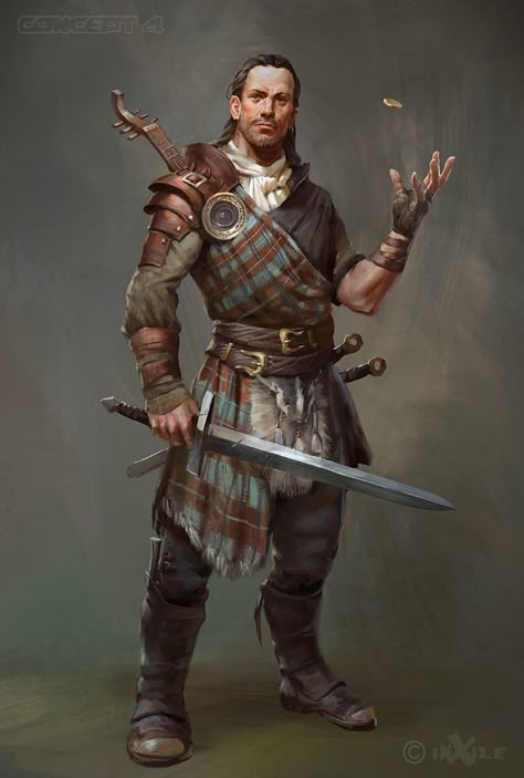 ArtStation - Bard's Tale IV - Bard, CONCEPT 4 Fantasy Warfare, Clothes Drawing, Picture Prompts, Heroic Fantasy, Fantasy Stuff, Drawing Examples, 남자 몸, Male Character, Dungeons And Dragons Characters