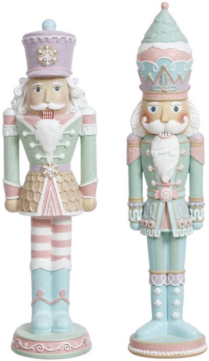 Nutcracker Stage Design, Pink And Green Nutcracker, Nutcracker Themed Christmas Decor Diy, Pastel Holiday Decor, Pastel Christmas Decor Ideas, Pastel Nutcracker Christmas, Nutcracker Christmas Decorations Ideas, Land Of Sweets Nutcracker Party, Painting Nutcracker Ideas