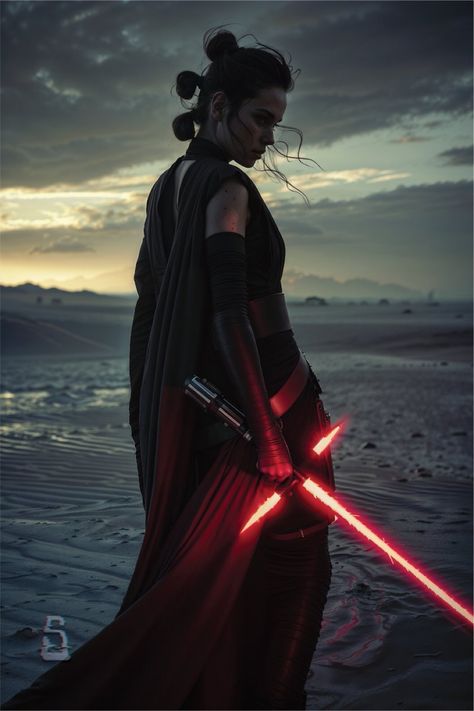 Rey Dark Side, Female Sith, Sith Cosplay, Star Wars Sith, Star Wars Halloween, Sci Fi Comics, Star Wars Outfits, Star Wars Costumes, Star Wars Women