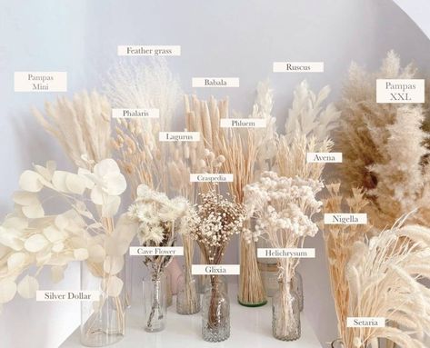 Boho Flower Types, Pink Boho Wedding Centerpieces, Elegant Fall Wedding Bouquets, Pompous Grass Wedding Aisle, Unique Arch Wedding, Charcuterie Board Single Serving, Pampas And Candles Centerpiece, Dried Pampas Centerpiece, Smith Wedding