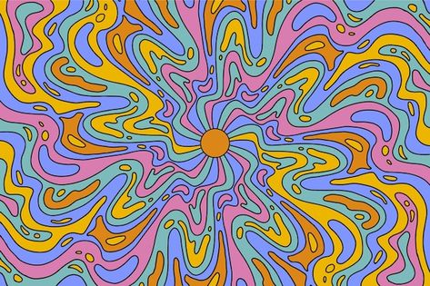 Hand drawn groovy psychedelic background | Free Vector #Freepik #freevector #background Virgo Macbook Wallpaper, Groovy Aesthetic Wallpaper Desktop, Hippy Wallpapers Laptop, Trippy Macbook Wallpaper, Groovy Wallpaper Laptop, Hippie Wallpaper Laptop, Wallpaper Aesthetic Trippy, Laptop Backgrounds Desktop Wallpapers Aesthetic, Trippy Computer Wallpaper