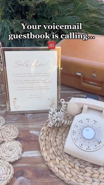 Voicemail Guest Book, After The Tone, Audio Guest Book, Dream Wedding Reception, Friends Wedding, Maybe One Day, Wedding Goals, Timeless Gifts, Wedding Time