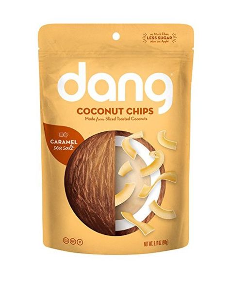 Keto Snacks To Buy, Toasted Coconut Chips, Coconut Slice, Apple Chips, Coconut Chips, Benefits Of Coconut Oil, Snack Options, Good Healthy Snacks, Snack Chips