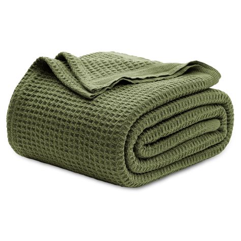 PRICES MAY VARY. Soft, Breathable & Stylish: Made from 100% cotton, this pre-washed king blanket features a gentle hand feel that gets even softer after washing. The anti-static fabric offers exceptional breathability and moisture absorption for a cozy and dry night's sleep all year round. Warm Yet Lightweight: Made from premium long staple cotton, this waffle blanket has the perfect balance of warmth and weight. Ideal for snuggling up, its soft and calming fabric will make you feel comfortable Baby Shower Items, Baby Receiving Blankets, Fall Blanket, Woven Blankets, Gender Neutral Colors, Waffle Blanket, Queen Blanket, Twin Blanket, Cooling Blanket