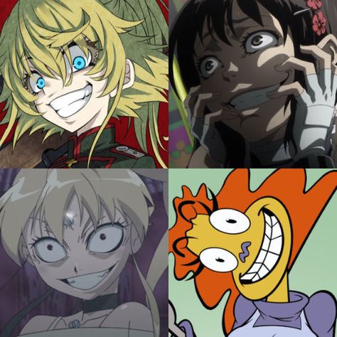 Crazy Anime Face Expression, Crazy Faces Expression, Crazy Face Expression Reference, Drawing Crazy Expression, Anime Laughing Pose Reference, Scary Smile Drawing Reference, Smile Anime Reference, Crazy Mouth Drawing, Crazy Face Drawing Reference