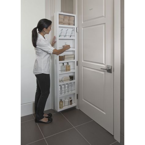 Cabidor Classic | Behind The Door | customizable | Medicine, Bathroom, Kitchen Storage Cabinet White Classic Storage NEW - Walmart.com - Walmart.com Behind Door Storage, Sliding Garage Doors, Hidden Cabinet, Garage Door Types, Dorm Storage, Diy Garage Door, Diy Pantry, Unique Storage, Cabinet Kitchen