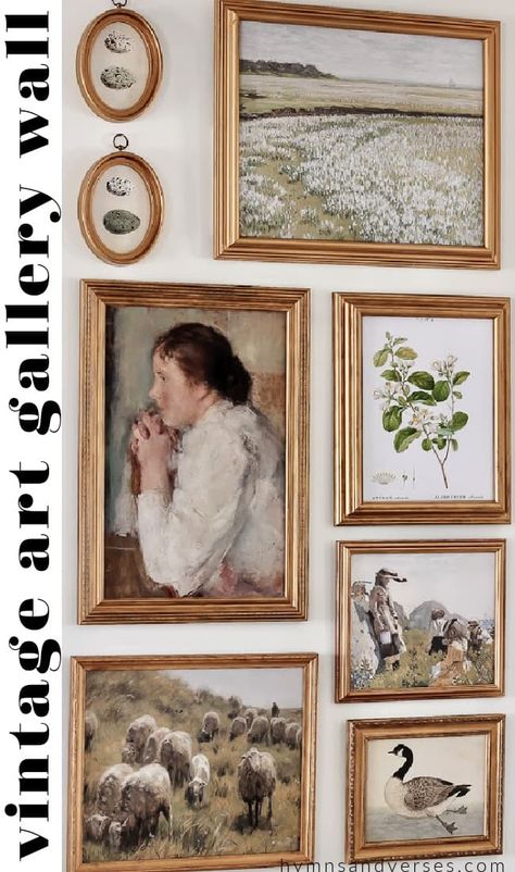 Public Domain Artwork for Spring Vintage Art Public Domain, Impressionist Gallery Wall, Bedroom Antique Decor, Public Domain Art Paintings, Art In Bathroom Wall, Free Vintage Printables Public Domain, Magnolia Artwork, Taxidermy Room, Wall Art Collages