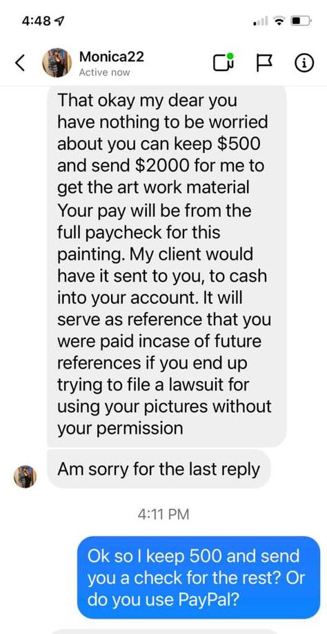 They want to send you a check and you keep a certain amount and send them the "extra." Don't fall for the check fraud scam. Read the full story at on the Geek Mamas blog. Scam Pictures, Scam Quotes, Fake Check, Yomi Casual, Facebook Scams, Hacking Books, Internet Scams, Better Job, Mama Blog