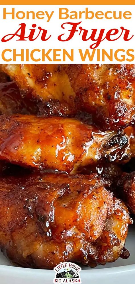 Homemade Bbq Rub, Honey Bbq Wings Recipe, Bbq Wings Recipe, Air Fryer Recipes Chicken Wings, Honey Bbq Wings, Bbq Rub Recipe, Barbecue Chicken Wings, Air Fry Chicken Wings, Chicken Wing Sauces