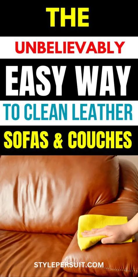 How to Clean Leather Sofa Couch: A Simple Guide Condition Leather Couch, Leather Sofa Decor, Cleaning Leather Couch, White Leather Couch, Faux Leather Couch, Chocolate Stains, Leather Sofa Couch, Brown Leather Couch, Clean Couch