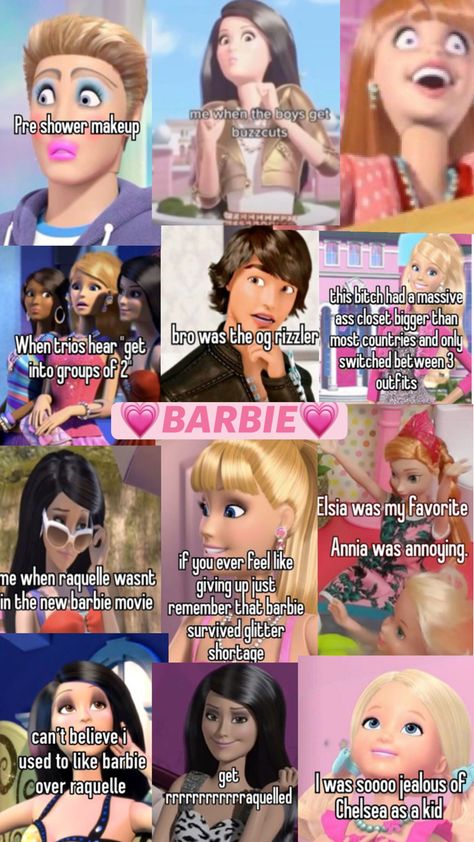 Funny Barbie, Barbie Life In The Dreamhouse, Life In The Dreamhouse, Barbie Funny, Funny Pix, Funny Short Clips, Barbie Life, Hashtag Relatable, Random Memes