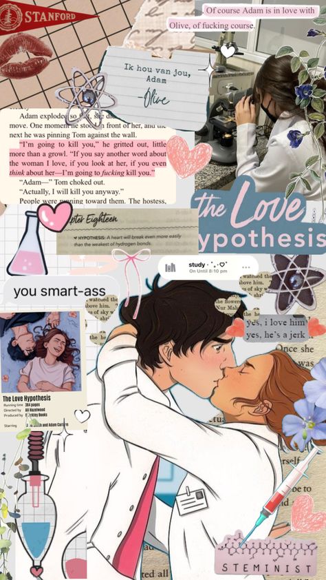 The love hypothesis ❤️ Fangirl Book, The Love Hypothesis, Love Hypothesis, Book Wallpaper, A Little Life, Book People, Romantic Books, Romance Authors, I Love Books